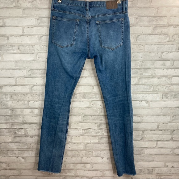 Gap 1969 Mens Slim Denim Jeans Raw Hem with Washwell Size 32X32 - Picture 2 of 16